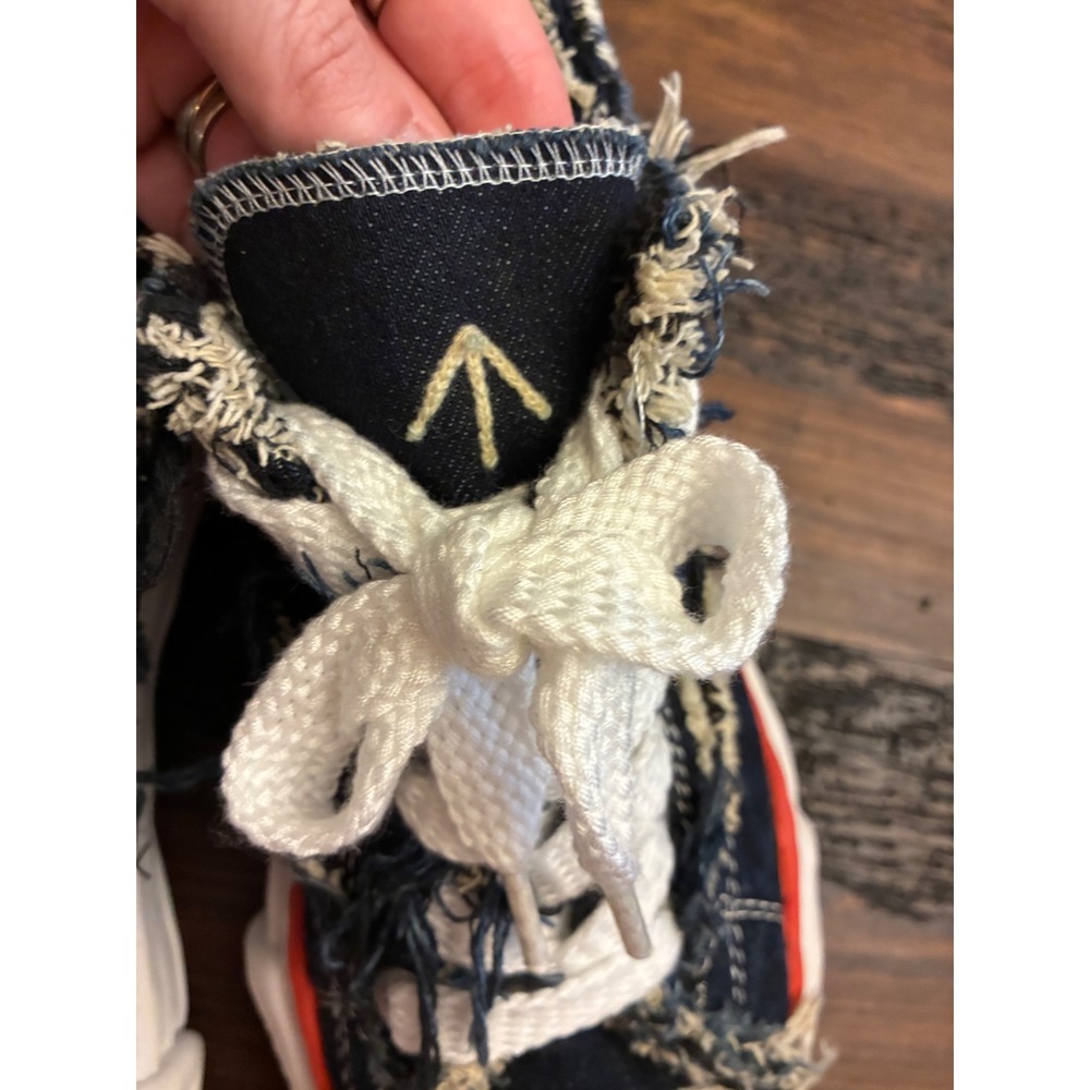 Maison Mihara Yashuhiro x Nigel Cabourn Denim Sneakers Men's Size 43 Streetwear - Picture 5 of 8
